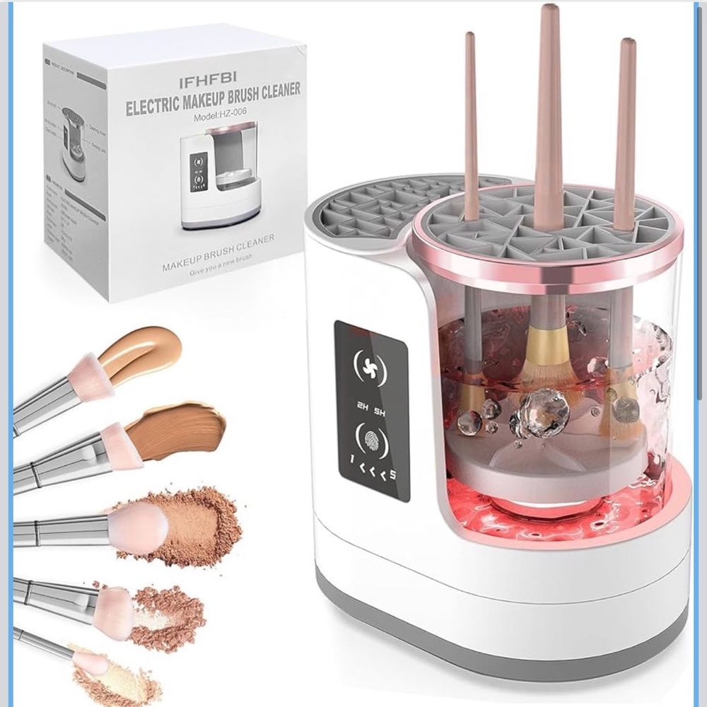 IFHFBJ Electric Makeup Brush Cleaner - NEW | never taken out of box.